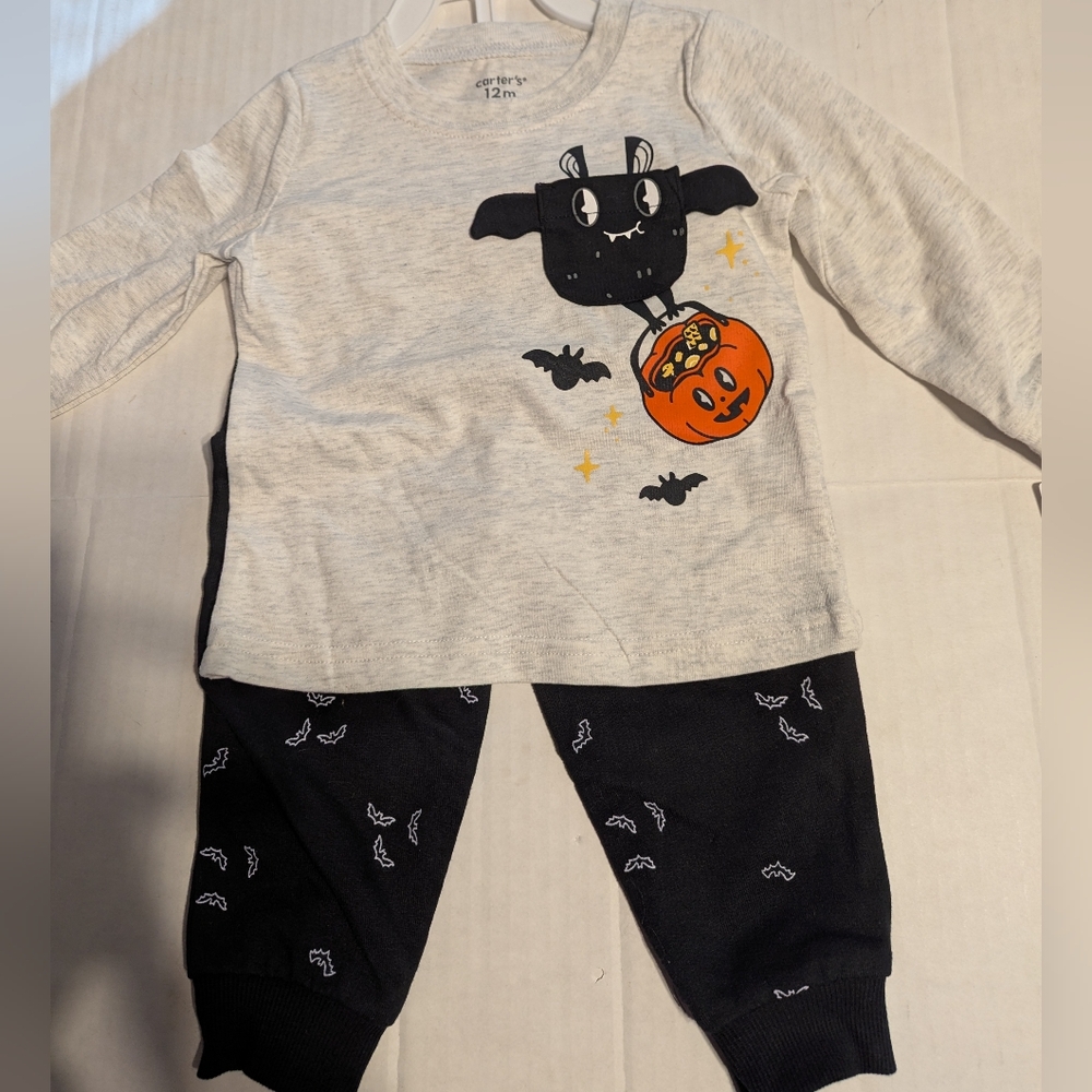 Carter's 2 Piece Infant Halloween Outfit Size 12 Months BNWT